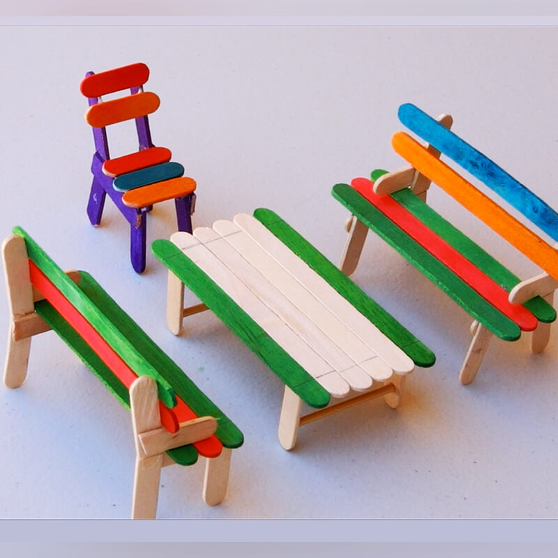 popsicle stick chairs and table 1