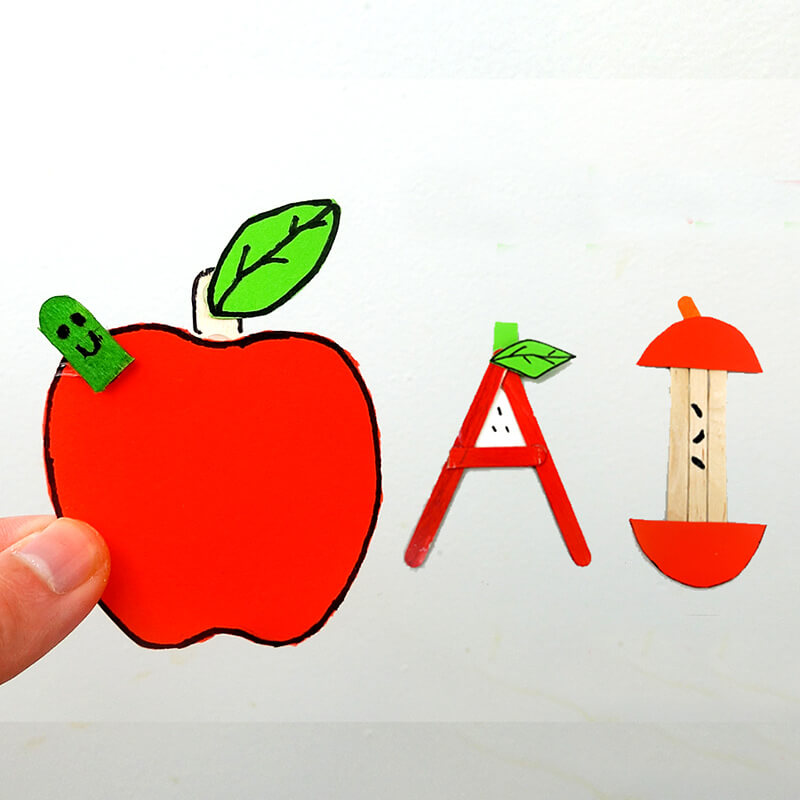 apple craft kid 1